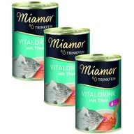 Mokra karma dla kotów - Miamor VitalDrink z tuńczykiem 3x135ml - miniaturka - grafika 1