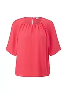 Bluzki damskie - s.Oliver BLACK LABEL Bluzka damska, rękaw 3/4, fioletowa/różowa, 34 (DE), liliowy/różowy - miniaturka - grafika 1