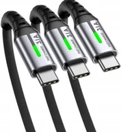 Ładowarki do telefonów - Zestaw kabli usb - usb typ c iniu 3.1a odporność na uszkodzenia - miniaturka - grafika 1