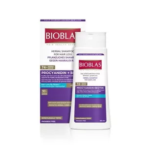 Bioblas Szampon ziołowy przeciw wypadaniu włosów Janidyna + Biotyna 360 ml - Szampony do włosów - miniaturka - grafika 1