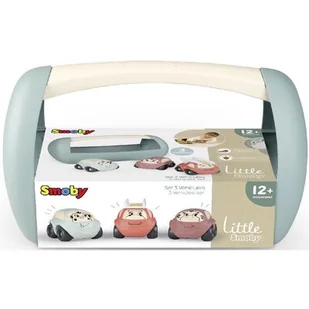 Skrzyneczka z samochodzikami Little Smoby - Samochody i pojazdy dla dzieci - miniaturka - grafika 1