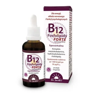 DR JACOBS DR JACOB'S WITAMINA B12 FOSFOLIPIDY FORTE 50ML - Witaminy i minerały - miniaturka - grafika 1