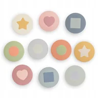 Puzzle - MUSHIE Piankowe Puzzle do Kąpieli kolory , kształty - miniaturka - grafika 1