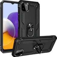 Etui i futerały do telefonów - Etui na telefon komórkowy Armor Shield do Samsung Galaxy A22 5G Etui Ultra Hybrid Etui na telefon komórkowy, czarne - miniaturka - grafika 1