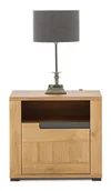 Meble do sypialni - Szafka Nocna York Y-16 1D Grafit / Dąb Grandson - miniaturka - grafika 1