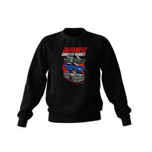 Czarna bluza JDM Japanese Domestic Market-M - Odzież do sportów motorowych - miniaturka - grafika 1