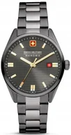 Zegarki męskie - Zegarek męski SWISS MILITARY SMWGH2200141 grafitowy klasyczny do pływania - miniaturka - grafika 1