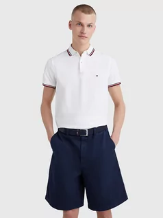 Koszulki męskie - Polo męskie Tommy Hilfiger MW0MW13080 2XL Białe (8719861572138) - grafika 1