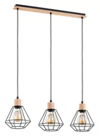 Lampy sufitowe - Druciana lampa wisząca do rustykalnej jadalni AL 62326 z serii KASTEL - miniaturka - grafika 1