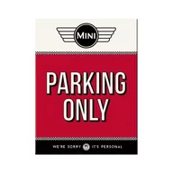 Dekoracje domu - Art Nostalgic 14346 Mini parking Only Red, magnes, 8 x 6 cm - miniaturka - grafika 1