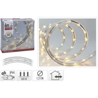 Oświetlenie świąteczne - Wąż ozdobny LED 6 m ciepły biały - miniaturka - grafika 1