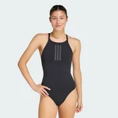 Stroje kąpielowe - KOSTIUM DO PŁYWANIA 3-STRIPES HIGH NECK 2-WAY STRAPS PEACHSOFT - Adidas - miniaturka - grafika 1