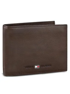 Tommy Hilfiger Duży Portfel Męski Johnson Cc Flap And Coin Pocket AM0AM00660/82566 Brązowy - Portfele - miniaturka - grafika 1