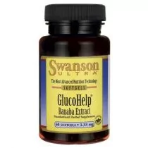 SWANSON GlucoHelp (Ekstrakt z Liści Banaba) 1.33mg - (60 kap) FF35-99805 - Suplementy naturalne - miniaturka - grafika 1