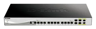 D-Link DXS-1210-16TC/E łącza sieciowe Zarządzany L2 10G Ethernet (100/1000/10000) Szary DXS-1210-16TC/E - Pozostałe akcesoria sieciowe - miniaturka - grafika 1