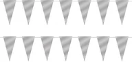 Sylwester - Baner girlanda flagietki srebrne - 250 cm - miniaturka - grafika 1