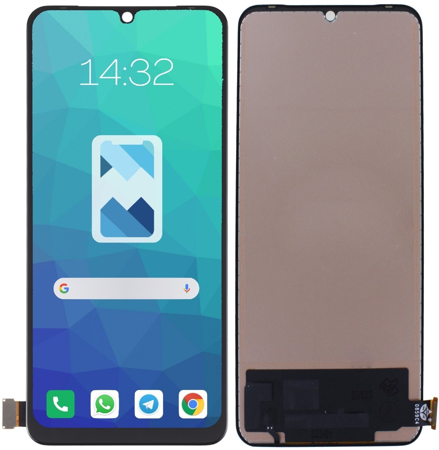 Bateria Mobilepart Wyświetlacz LCD Ekran do Vivo V21 5G INCELL