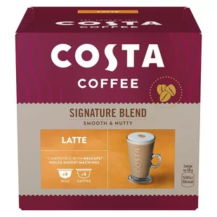 COSTA COFFEE Kawa w kapsułkach Costa Coffee Signature Blend Latte kompatybilna z Dolce Gusto 16 szt 7487-uniw - Kawa w kapsułkach i saszetkach - miniaturka - grafika 3