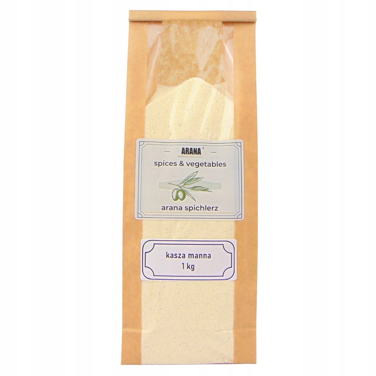 KASZA MANNA 1 kg drobna jasna doskonała jakość