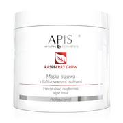 Maseczki do twarzy - Apis Professional Maska algowa z liofilizowanymi malinami Professional Raspberry Glow 250g - miniaturka - grafika 1