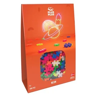 Plus Plus Klocki Plus Plus Mini Neon 300 elementów - Klocki - miniaturka - grafika 1