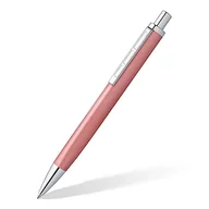 Długopisy - STAEDTLER Długopis drukowany Triplus 444 M, kolor Radiant Rose, wysokiej jakości metalowa obudowa o ergonomicznym trójkątnym kształcie, wkład o dużej pojemności M, kolor tuszu niebieski, 444 M20-3 - miniaturka - grafika 1