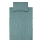 Pościel dla dzieci - Lniany komplet pościeli dla dzieci muszla "Morskie oko", duży rozmiar - miniaturka - grafika 1