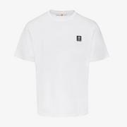 Koszulki męskie - TIMBERLAND T-SHIRT SHORT SLEEVE NEW WOVEN BADGE TEE - Timberland - miniaturka - grafika 1