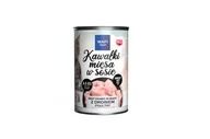 Mokra karma dla kotów - WAFI puszka kawałki mięsne dla kota z drobiem 415g - miniaturka - grafika 1