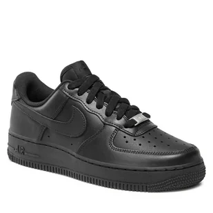 Sneakersy Nike Air Force 1 '07 DD8959 001 Czarny - Sneakersy damskie - miniaturka - grafika 1