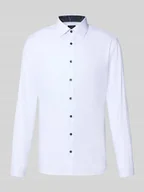 Koszule męskie - Koszula biznesowa o kroju Super Slim Fit z kołnierzykiem typu kent - miniaturka - grafika 1