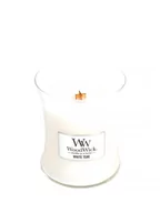 Świece - WoodWick Średnia świeca zapachowa - White Teak - 275 g - miniaturka - grafika 1