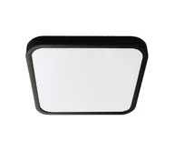 Lampy sufitowe - LED Plafon łazienkowy LED/24W/230V IP44 6500K 29x29 cm czarny - miniaturka - grafika 1