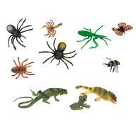 Figurki dla dzieci - Zestaw Gumowych Zwierząt Gady I Owady - miniaturka - grafika 1