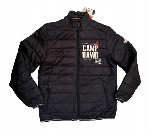 Kurtka męska przejściowa pikowana Camp David M granatowa