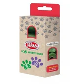 Woreczki na psie odchody - Pet Nova Biodegradowalne Woreczki Na Psie Odchody Kupy 4x20 - miniaturka - grafika 1
