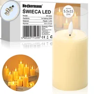 Świece - Świeca LED Heckermann RF-0003 - miniaturka - grafika 1