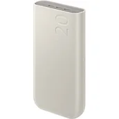 Powerbanki - Samsung Power bank battery Pack 45W, 3x USB-C, PD, 20 000 mAh, beżowy - miniaturka - grafika 1