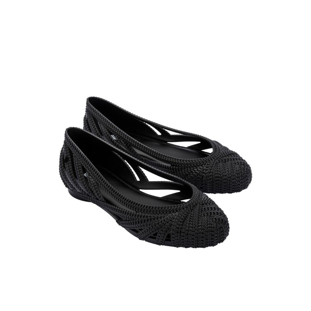 Melissa Femme Classy AD Black Baleriny Damskie Czarne 38