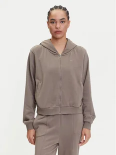 Nike Bluza Chill Terry FN2415 Brązowy Relaxed Fit - Bluzy damskie - miniaturka - grafika 1