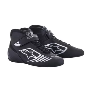 Buty kartingowe Alpinestars TECH 1-KX MY22 czarno-srebrne - Odzież do sportów motorowych - miniaturka - grafika 1