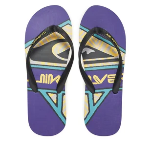 Japonki Quiksilver AQYL101427 Czarny - Klapki i japonki męskie - miniaturka - grafika 1