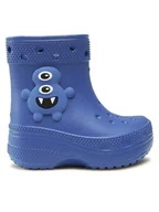 Buty dla chłopców - Crocs Kalosze Crocs Classic I Am Monster Boot T 209144 Niebieski - miniaturka - grafika 1
