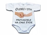 Body dla niemowląt - BODY Ojciec i syn przyjaciele na całe życie 68 kr - miniaturka - grafika 1