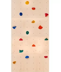 Ścianka wspinaczkowa domowa dla dzieci 240x120cm + 15 kamieni wspinaczkowych | sklejka 100% ECO | CE | Create For You - Wyposażenie sportowe i gimnastyczne - miniaturka - grafika 1