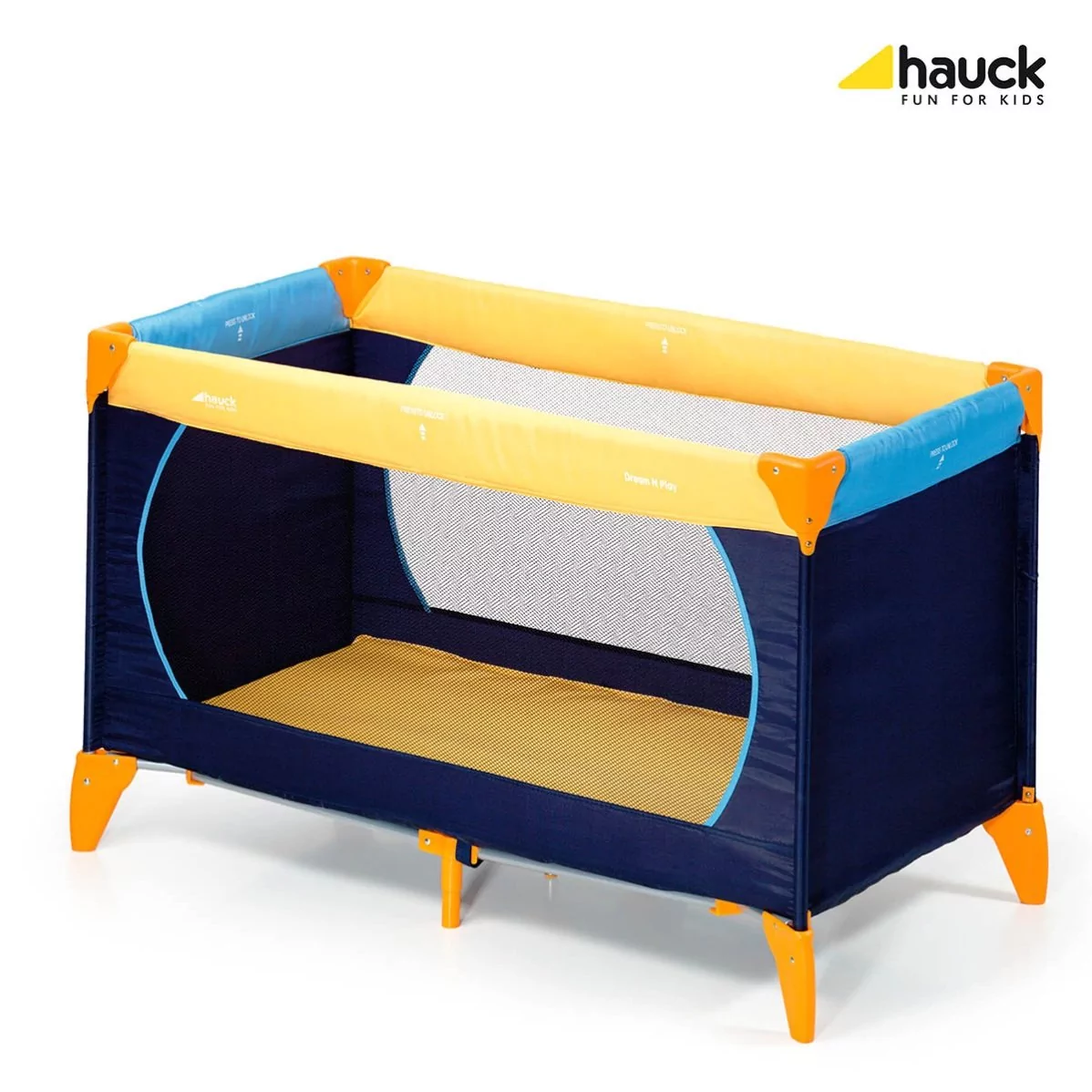 Hauck Dreamn Play 60 x 120 cm Yellow/Blue/Navy