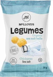 McLloyds Chrupki z ciecierzycą z solą morską BEZGL. BIO 35 g - Chrupki - miniaturka - grafika 1