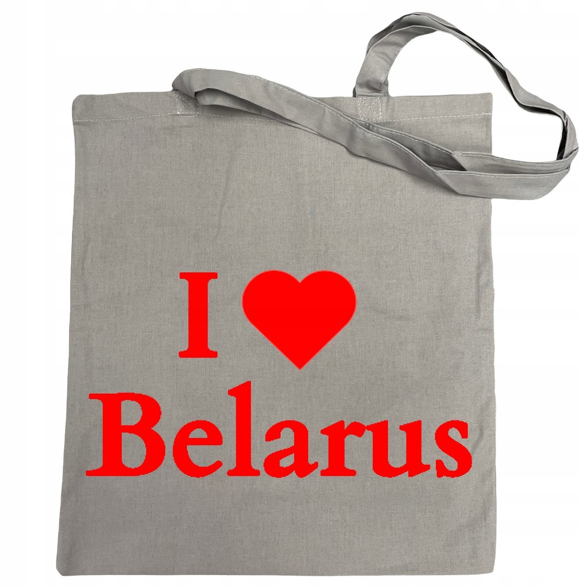 Torba na zakupy nadruk I Love Belarus Kocham Białoruś