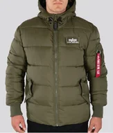 Kurtki męskie - Alpha Industries kurtka męska pikowana z kapturem HOODED PUFFER Alpha FD - miniaturka - grafika 1