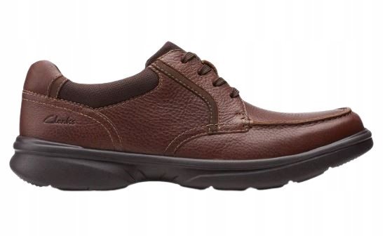 CLARKS MĘSKIE PÓŁBUTY BRĄZOWE SZNUROWANE 42 1J0A